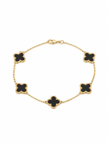 Bracciale Idee Preziose dal 1987 in Oro giallo Onice IP.BK18G/123 - IP.BK18G/123